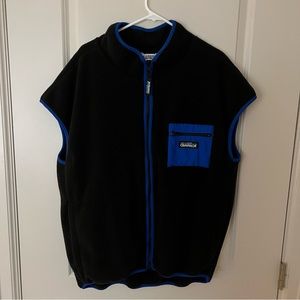 Vintage Campor men’s full zip fleece vest | size XXL